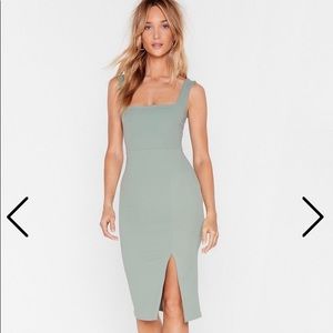 Nasty Gal Green Pastel Dress